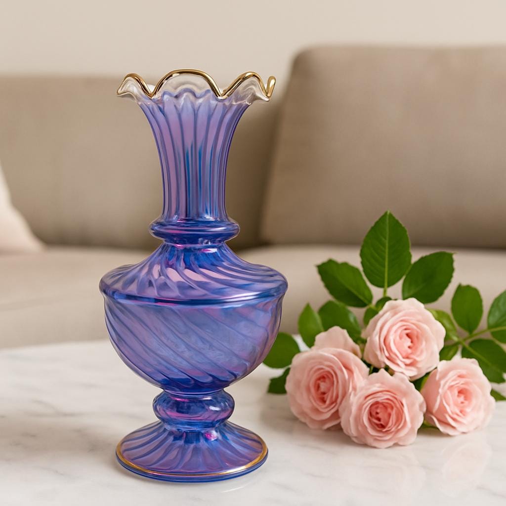 Glass vase with gold - Etsy 日本