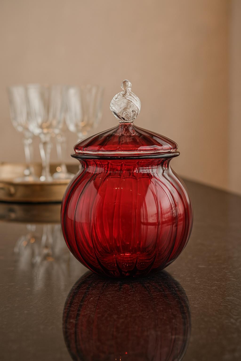 Vintage glass storage containers - Etsy 日本