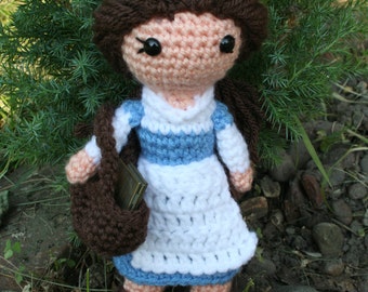 PDF Pattern Cutie French Peasant inspired by Beauty and the Beast Amigurumi Crochet Doll