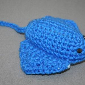 PDF Pattern Little Sting Ray Amigurumi Crochet Softie Ocean Creature