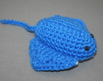 PDF Pattern Little Sting Ray Amigurumi Crochet Softie Ocean Creature