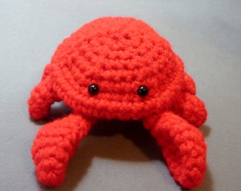 PDF Pattern Little Sand Crab Amigurumi Crochet Softie Ocean Creature