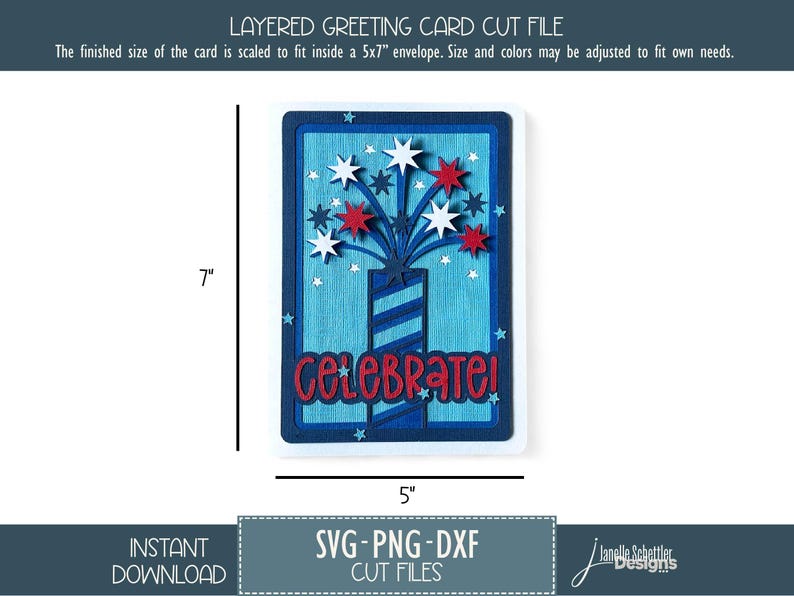 Someecards Firecracker Firecracker Card SVG File, 5x7 4th of July, Birthday Fire Cracker ...