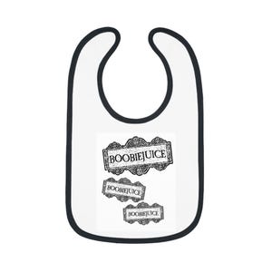 Baby Bib, Funny Boobie Juice Infant Bib, Cute Baby Shower Gift, Feeding Accessories
