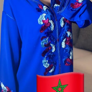 Traditionele Marokkaanse djellaba - met zorg handgemaakt