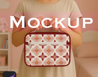 Procreate Bible Case Mockup, Bible Cover Mockup, Christian Product Mockup, Zipper Bible Case, Faith Procreate Mockup