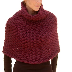Instructions to make: Magnum Capelet 4 knit PDF knitting pattern. This is a knitting pattern available in English only. image 1