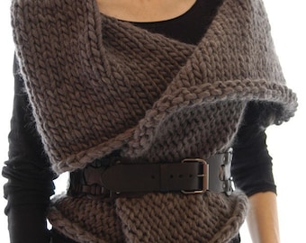 KNITTING PATTERN pdf Instructions to Make: Magnum Reversible Vest/Wrap Knit Pattern.