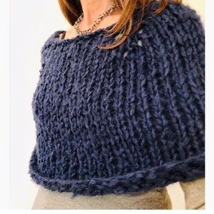 KNITTING PATTERN pdf Instructions to Make: Magnum Capelet 13 Knit Pattern. This is a knitting pattern available in English only. image 3
