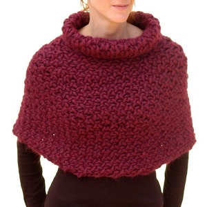 Instructions to make: Magnum Capelet 4 knit PDF knitting pattern. This is a knitting pattern available in English only. image 3