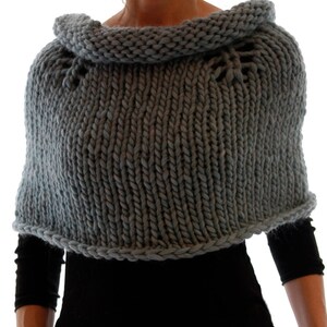 KNITTING PATTERN pdf Instructions to Make: Magnum Capelet 13 Knit Pattern. This is a knitting pattern available in English only. image 2
