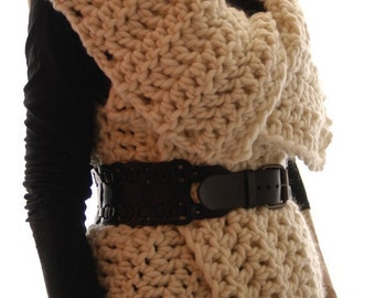 CROCHET PATTERN pdf Instructions to Make: Magnum Reversible Vest/Wrap (crochet) Crochet Pattern.
