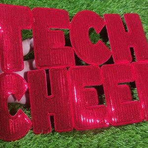 Custom Sequin Patches, Sequin Name Patch, Made To Order