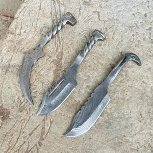Custom Handmade Damascus Steel Karambit Hunting Knife With Leather Sheath | Best Gift For Him