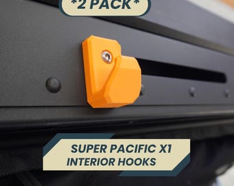 Super Pacific X1 Camper Interior Hooks---2 PACK---