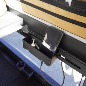 Super Pacific X1 camper holder box for phone, keys and gear