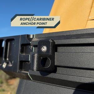 Super Pacific X1–Go Fast Camper, mosquetón exterior con riel en T/punto de amarre de cuerda---PAQUETE DE 2---