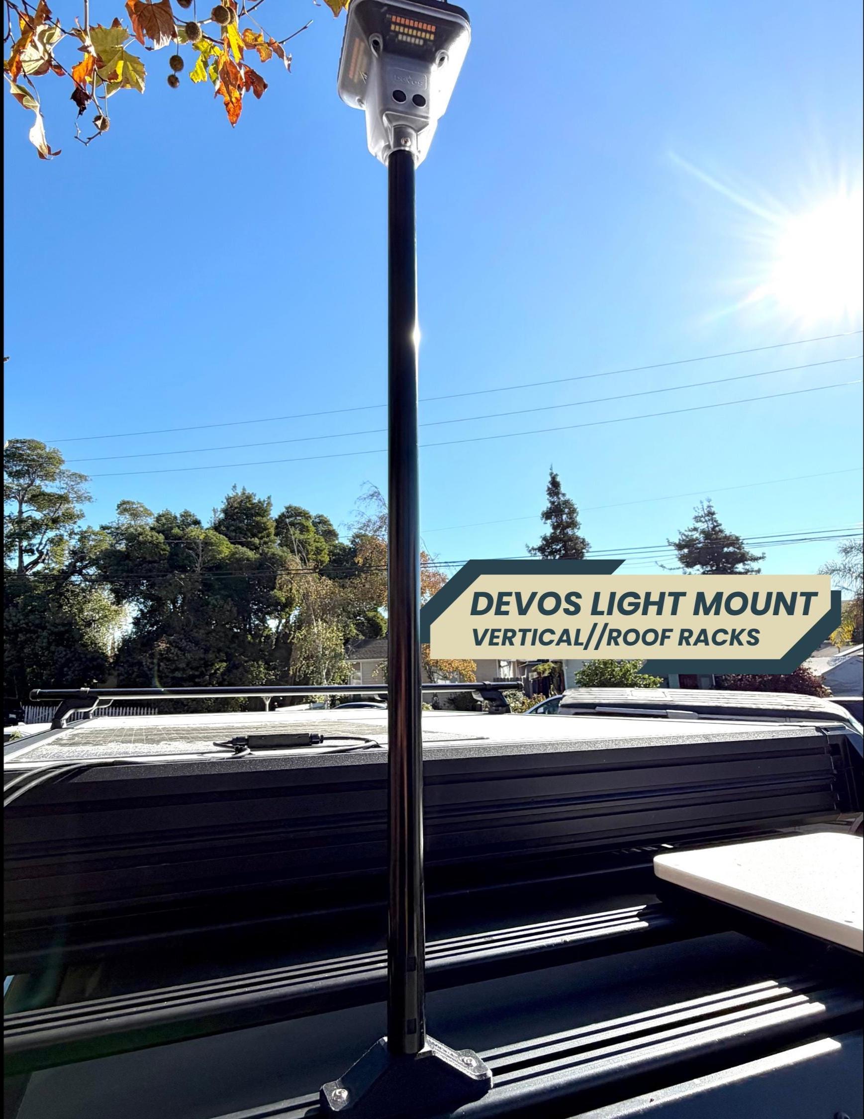 Devos Light Mount for Roof Racks, Crossbars and Roof Top Tents —tripod ...