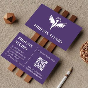 Business Card Template | Editable Business Card | Business Card Design | Printable Business Card | Digital Business Card | Canva Template