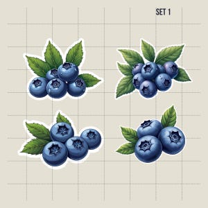 Blueberry Clip art, Blueberry Stickers, Printable Clipart for Scrapbooking, Paper Crafts & Digital Use, Blueberry clip, Blueberry art
