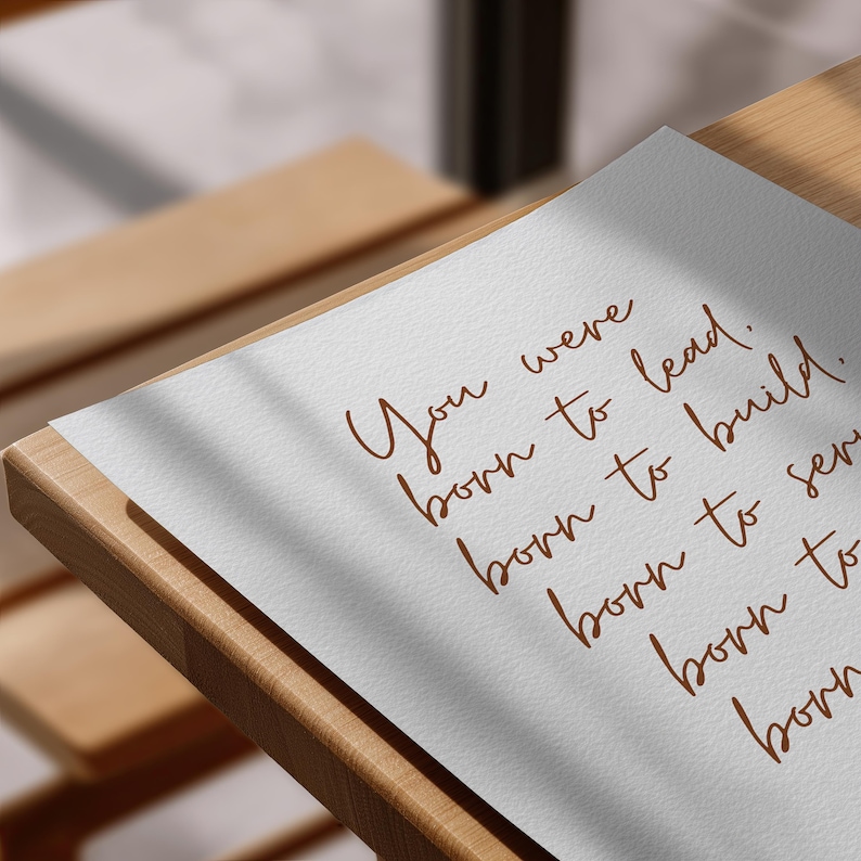 Inspirational Workspace Print Motivational Quote Poster Woman Empowerment Wall Art Professional Office Display Female Career Achievement Gift Museum Quality Print Boss Lady Desk Area Entrepreneur Motivation Piece Uplifting Message Design
