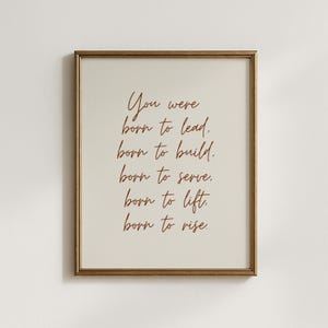 Female Office Art Inspirational Workspace Print Motivational Quote Poster Woman Empowerment Wall Piece Professional Desk Artwork Uplifting 16x20" print only - unframed
