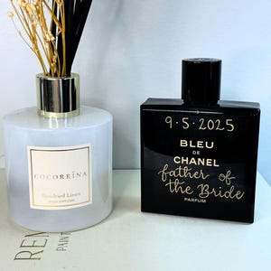 Engraved Perfume Bottle | Personalized Perfume Bottle | Mother’s Day Gift | Bridal Party Gift | Gift For Bride | Gift For Groom |