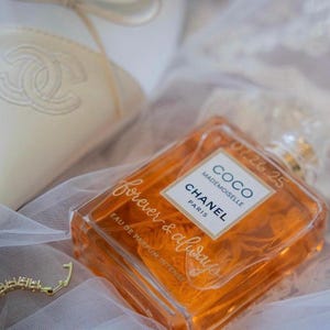 Custom Engraved Perfume Bottle: Personalized Bridal Gift