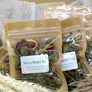 Stress Relief Herbal Tea|TCM-Inspired|Mood Support & Mental Reset|Caffeine-Free|Calming Blend for Daily Balance |Self-Care Gift|Mother’s Day