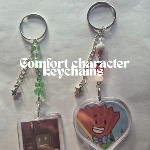 Comfort character keychains