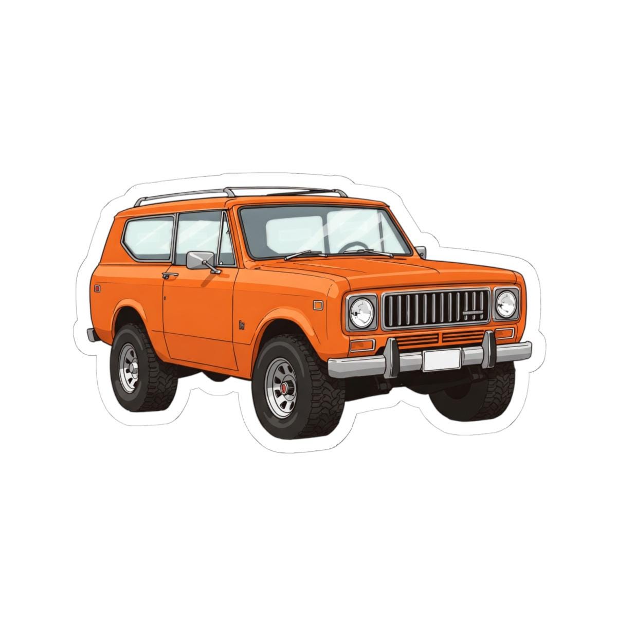 thumbnail image 2 of Vintage International Truck & Scout Sticker Decal | Retro Logo | Made In USA | Decal For Tractors & More 2 of 10