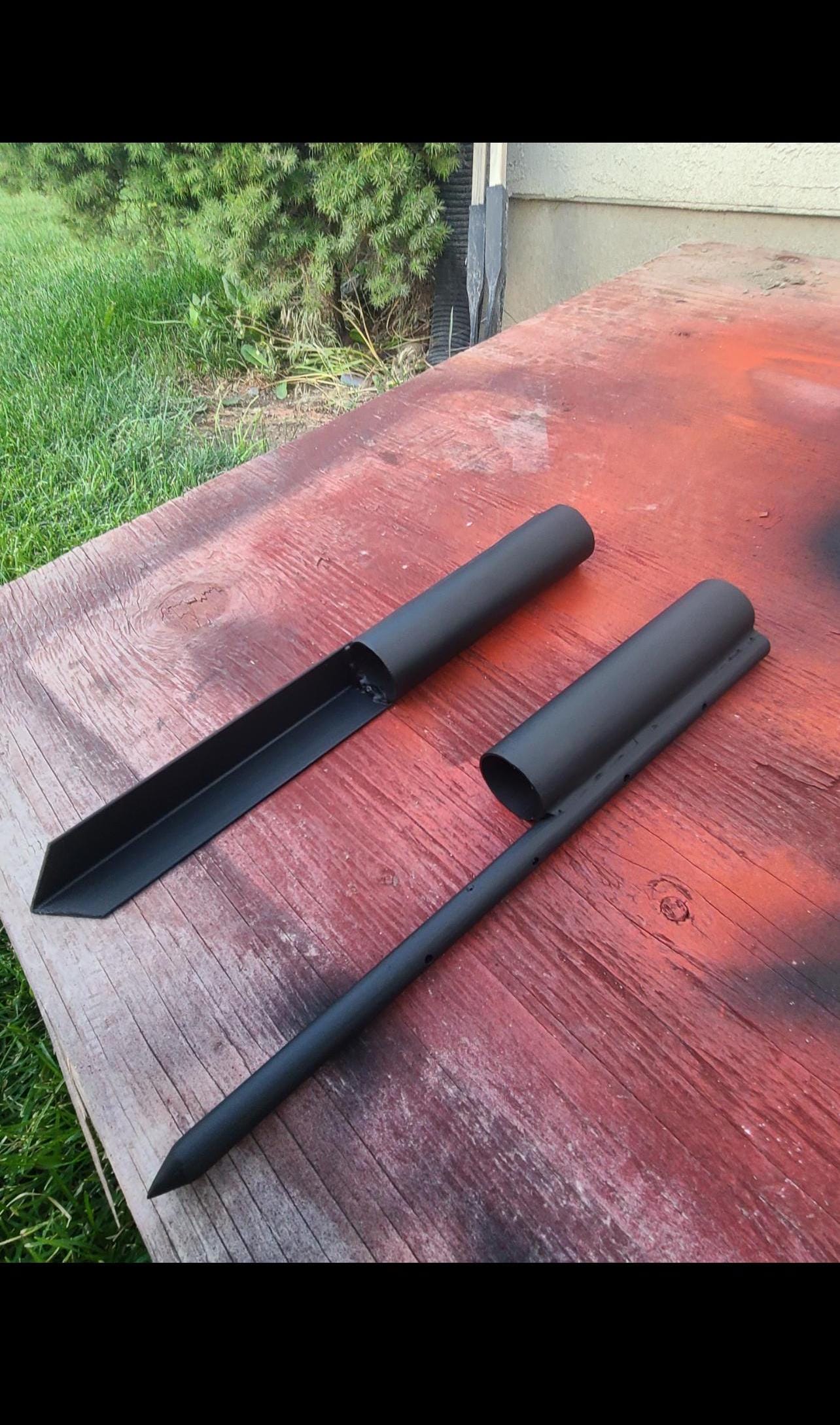 2 Piece Heavy Duty Steel Fishing Rod Holder, Bank Fishing - Etsy 2 Piece Heavy Duty Steel Fishing Rod Holder, Bank Fishing - Etsy