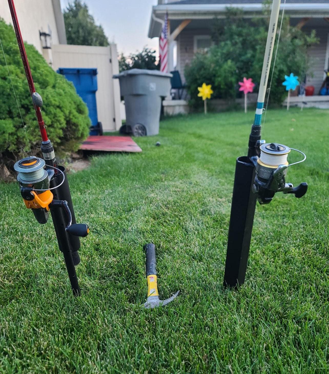 2 Piece Heavy Duty Steel Fishing Rod Holder, Bank Fishing - Etsy 2 Piece Heavy Duty Steel Fishing Rod Holder, Bank Fishing - Etsy