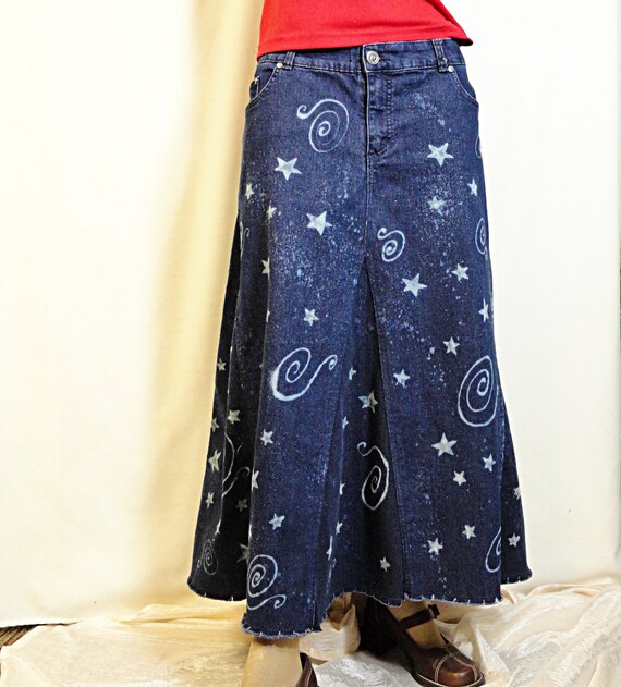 skirt made from jeans