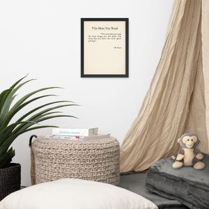 "Dr. Seuss ""The More You Reading"" Druck - ""Fun Decor & Bold Daily Boost""."
