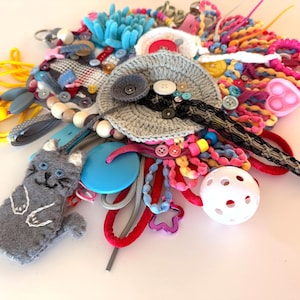 Tapete sensorial de tela, juguete relajante para la ansiedad, para personas con demencia, autismo y Alzheimer, táctil, regalo para mujeres.