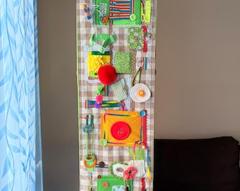Therapeutic Sensory Activity Mat: Alzheimer's, Dementia, Special Needs, blanket Nursing home gift Montessori toy
