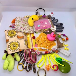 Sensory Therapy Play Mat Stroke Recovery Dementia Gift Seniors, Tactile Toy Fine Motor Skills Travel Activity toy Improving Focus Calming