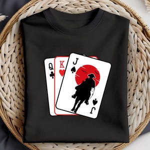 carte da gioco cowboy png, cowboy al tramonto, cowboy americano, cavalli da cowboy, selvaggio west, carte da poker, asso jack di cuori, saloon da cowboy, regalo per lui papà