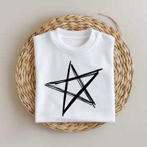 star svg png, hand drawn black star, polar star, sky star, pole star, shirt print, birthday gift, girlfriend gift,milky way galaxy,for him