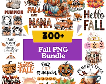 Retro Floral Fall Decor PNG Bundle, Autumn Pumpkin SVG PNG, Boho Floral Shirt Sublimation design, Fall Season Clipart, Pumpkin spice Png