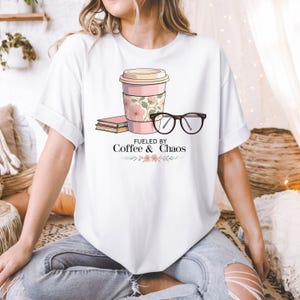 Coffee Teacher Gift sublimation PNG, Teacher appreciation end of year, Funny Teacher Life books shirt Digital Download, Teach Love Inspire