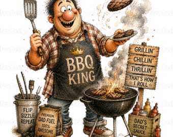 30 Fathers Day Clipart Vintage Cars Toolbox Dad Life BBQ Watercolor Men Gift Element Best Dad Ever Grill Master Father Son Daughter Handyman