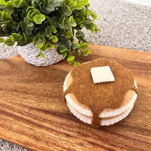 Hand Sewn Felt Pancake