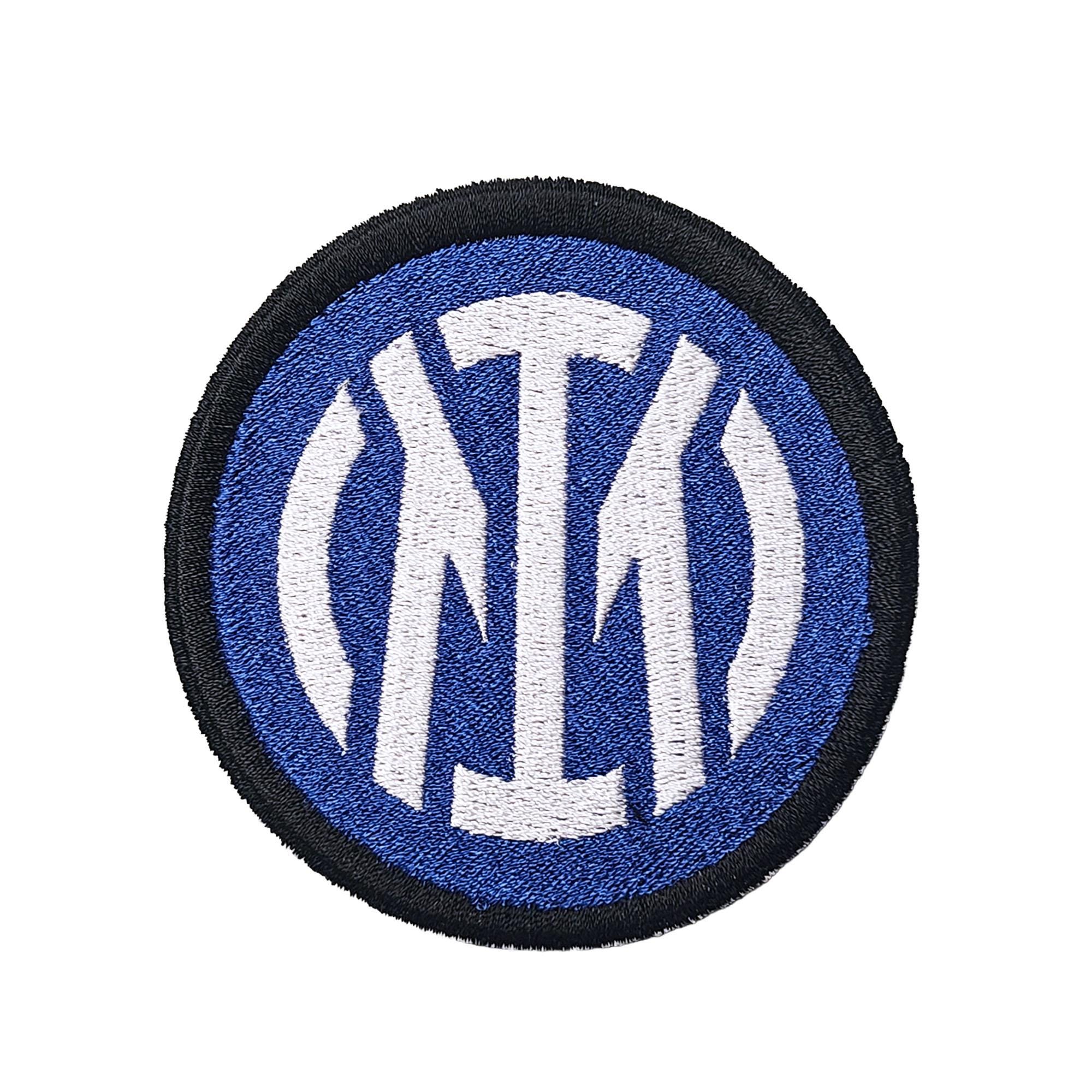 Ritex Patch Toppa Ricamata BDS servizi fiduciari su base blu navy mm.85 x 75, to