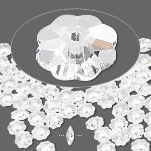 Swarovski marguerite shop crystal flower beads
