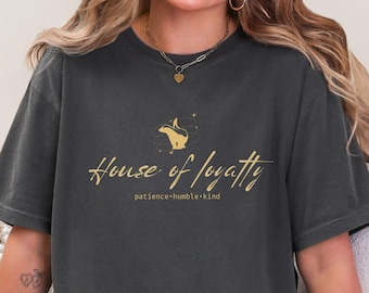 Magical House Comfort Colors T-Shirt, Vintage Wizard School Tee, Minimalist Fantasy Aesthetic Shirt, Witchcore Gift, Wizard House Shirt