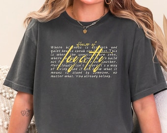 Magic School Comfort Colors T-Shirt, Cozy Wizard House Tee, Cottagecore Fantasy Shirt, Bookish Gift for Reader, Witchy Aesthetic Vintage Tee