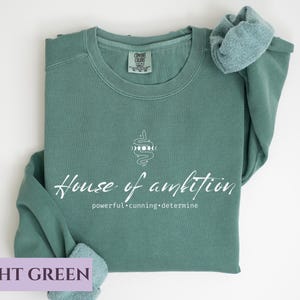Ambition House Comfort Colors Sweatshirt, Wizard School Shirt, Magical House Sweater, Bookish Fantasy Gift, Subtle Fandom Shirt