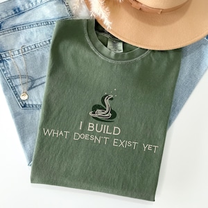Ambition House Shirt, Wizard School Shirt, I Build What Doesn’t Exist Yet Tee, Wizard House Serpent Shirt, Vintage Wizard Sweatshirt